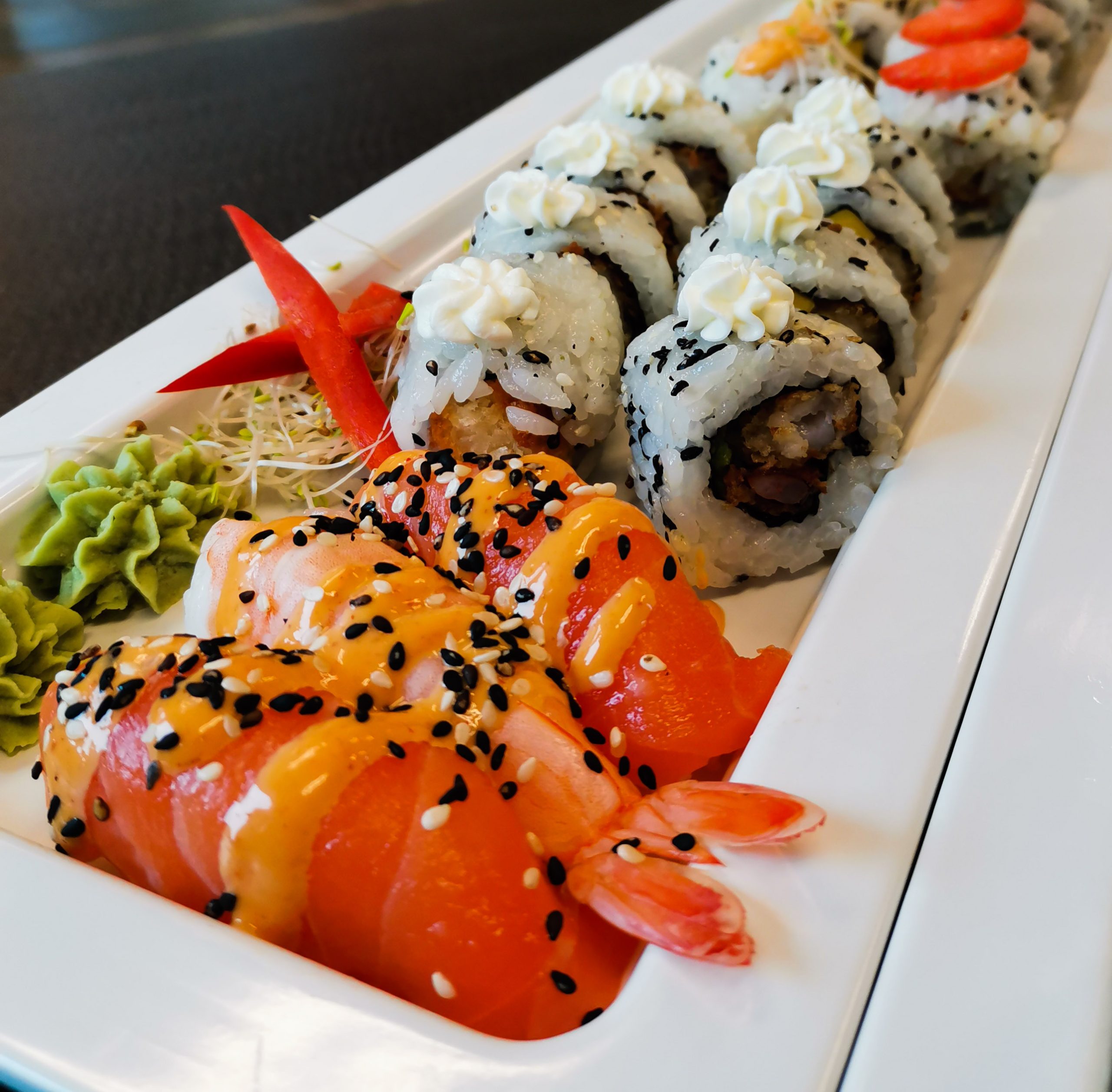 Sushi dag på båtkafèen på visningssenteret ! 1